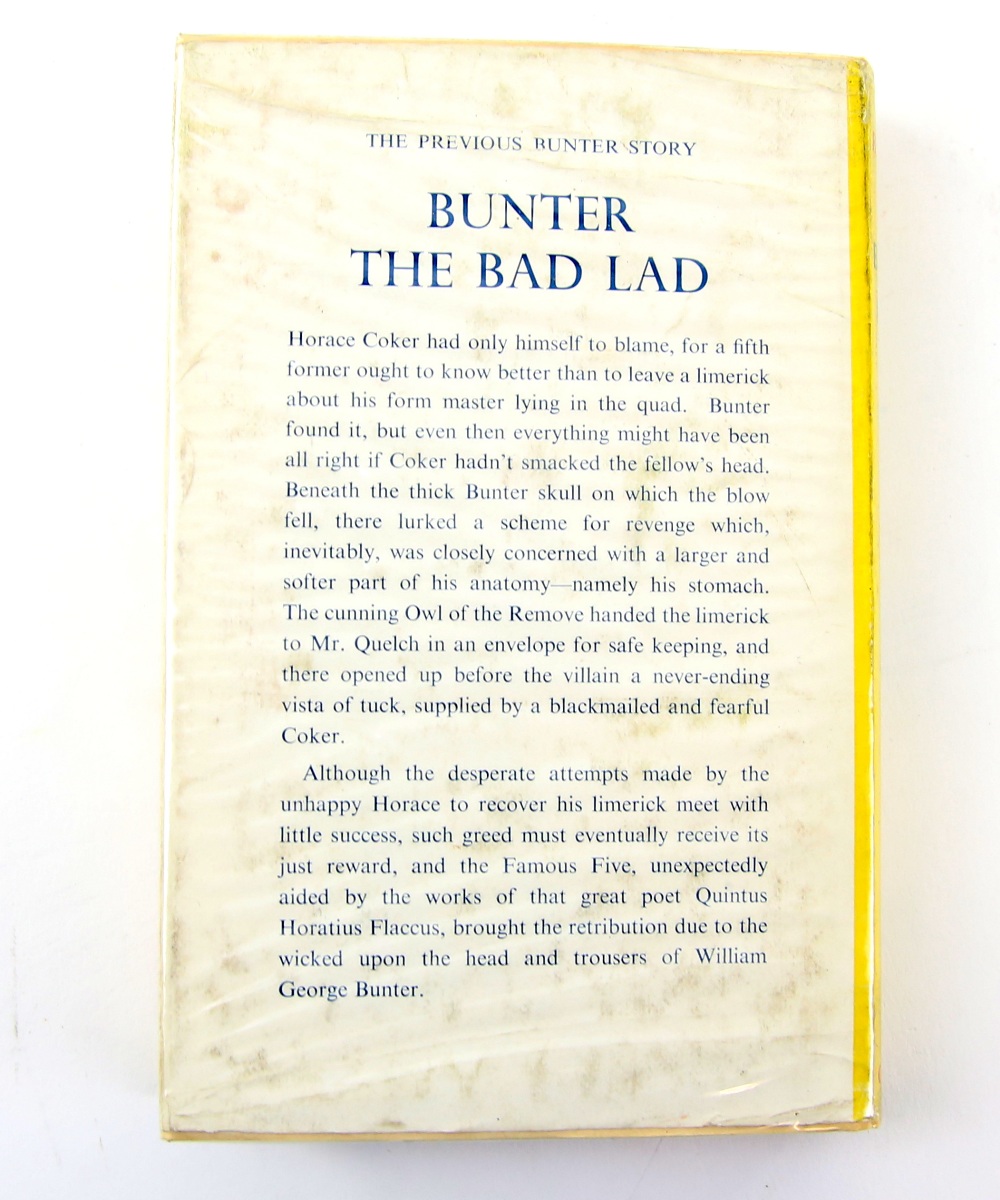 'Bunter Keeps It Dark', by Frank Richards, published by Cassell, 1960, signed, inscribed and with - Image 3 of 3