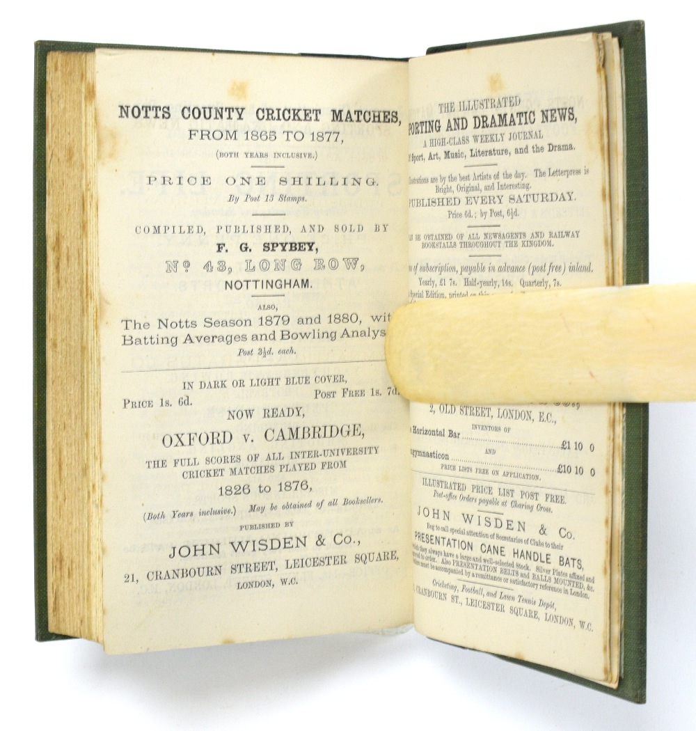 John Wisden's Cricketers' Almanack 1879-1889 ( 79-81 bound as one, 82-84 bound as one, 85-86 bound - Image 20 of 31