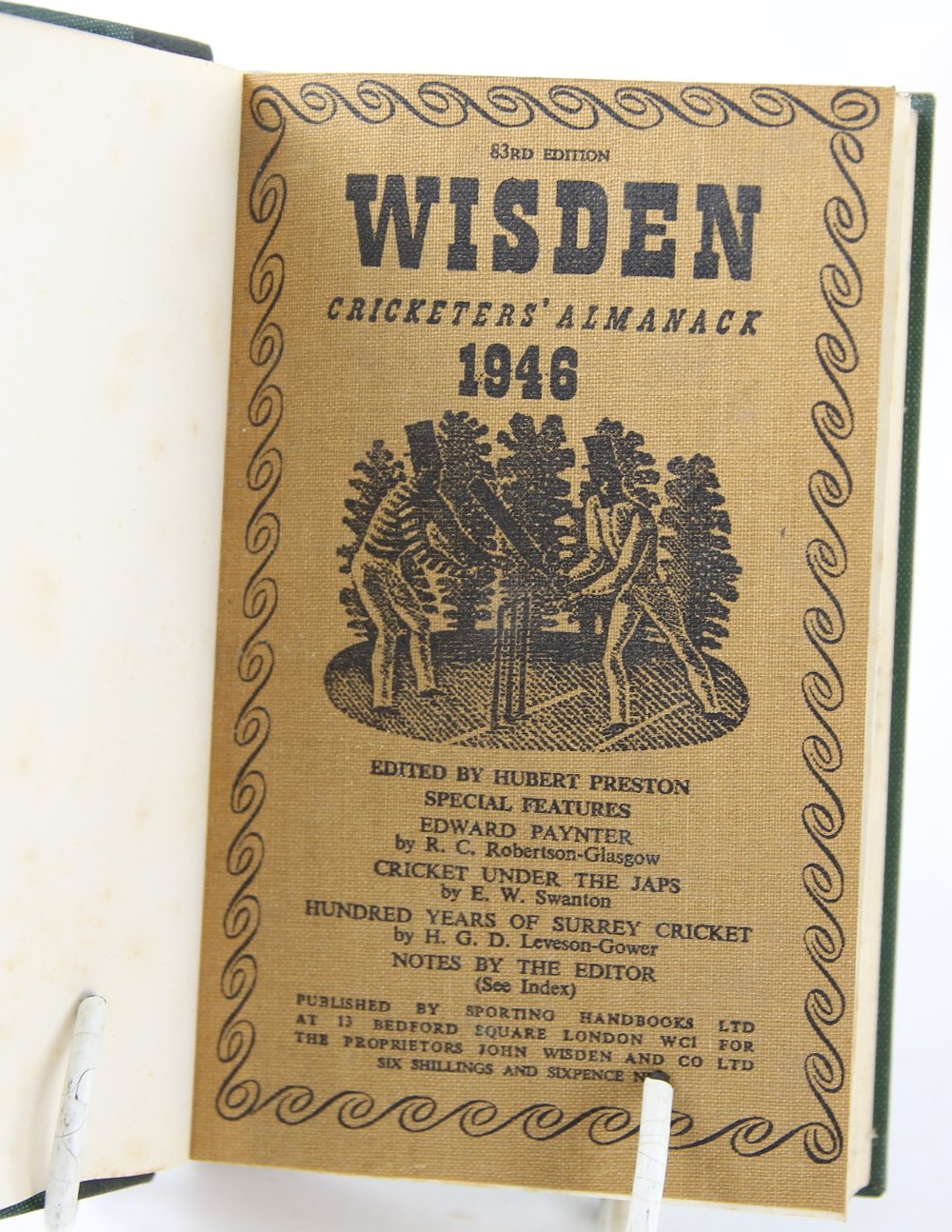 John Wisden's Cricketers' Almanack , 1939-1949, bound in eleven volumes. - Image 12 of 12