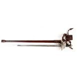 George VI officers dress sword by Wilkinson Sword No. 67870 with leather scabbard, cover and frog..
