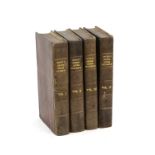 A History on the Life and Voyages of Christopher Columbus by Washington Irving, four volumes (I-IV),