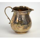 George V silver sparrow beak cream jug, Sheffield, 1916,