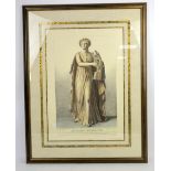 Pair of classical prints, framed and glazed