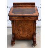 Victorian walnut Davenport