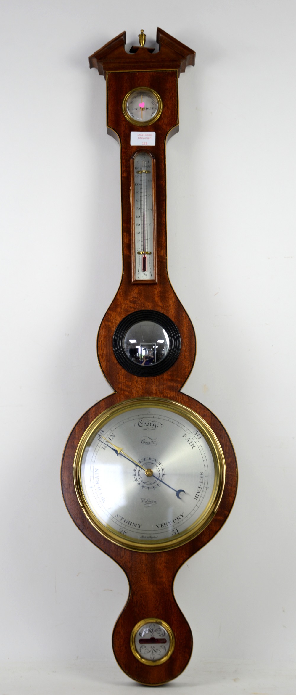 19th century style banjo barometer