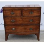 Mahogany chest of drawers,