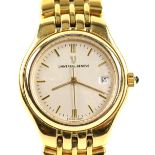 Universal Geneve ladies watch reference 518.970, the stainless steel case with gold plating, the