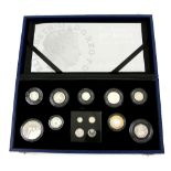 Royal Mint. Silver Proof Coin Set 2006 'The Queen's 80th Birthday Collection, A Celebration In