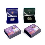 Royal Mint. Silver proof coin sets 2000s. Including two silver proof crown sets 'The Queen Mother