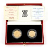 Royal Mint, 500th Anniversary of the first gold sovereign 1489-1989, gold proof sovereign