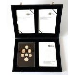 Two Royal Mint 2008 United Kingdom Coinage Emblems of Great Britain Silver Proof Coin Collections,