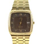 Omega, a gentleman's Seamaster wristwatch the signed dial with roman numeral hour markers, inner