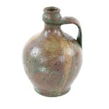 Brown glazed stoneware bellarmine 22cm Provenance: Part of 35 lot collection of terracotta and