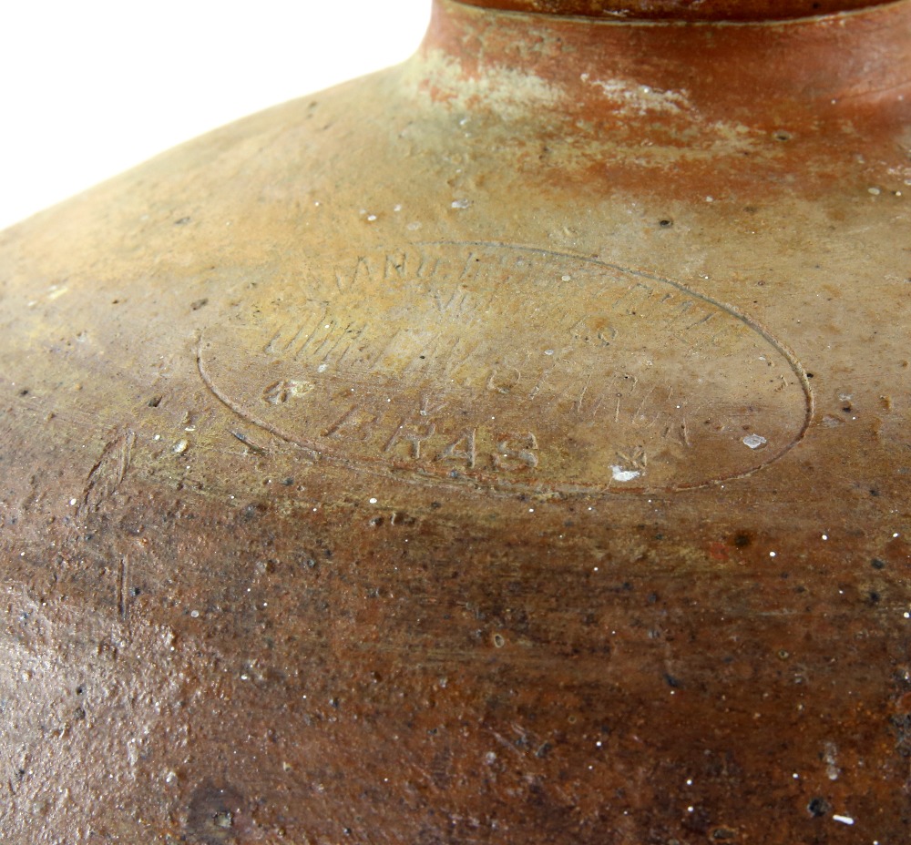Brown glazed stoneware bottle vase 52cm Provenance: Part of 35 lot collection of terracotta and - Image 3 of 4