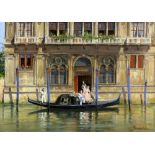 Antonietta Brandeis (Czech / Italian, 1849-1920/26). 'Vendramin Palace, Venice', oil on board,