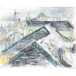 Geoffrey Underwood (British, 1927-2000), St Ives, sketch book containing eight roof top studies,