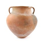 Terracotta twin handled spice vase 35cm Provenance: Part of 35 lot collection of terracotta and