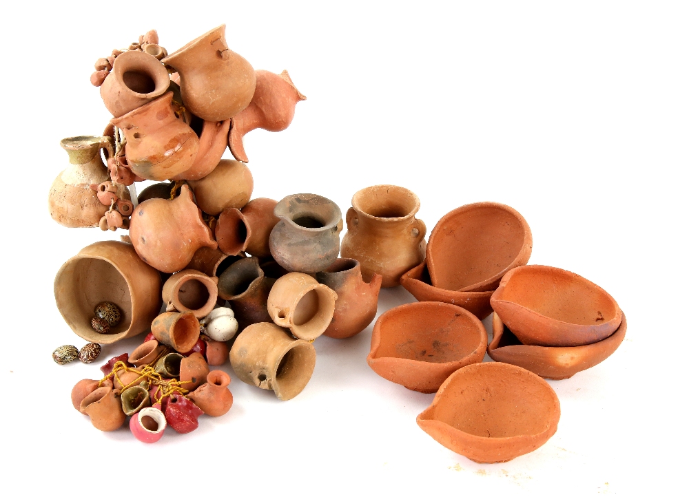 Collection of miniature terracotta vases Provenance: Part of 35 lot collection of terracotta and