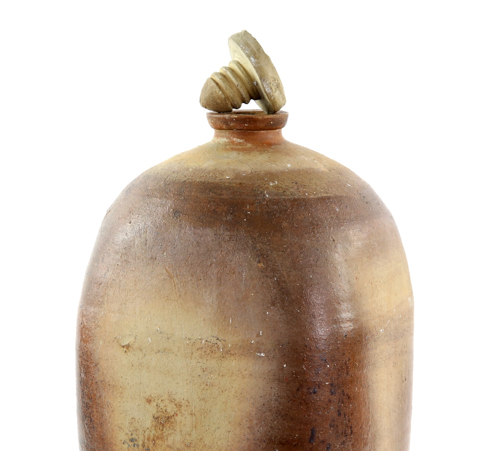 Brown glazed stoneware bottle vase 52cm Provenance: Part of 35 lot collection of terracotta and - Image 2 of 4