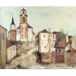 Sanet Bonfort, Spanish, 20th century, 'Yuncos, Nouvelle Castille, Espagne', signed, inscribed verso,