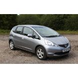 Car. Honda Jazz ES 1-VTEC, Registration number RE59 KFD, 5 door hatchback, petrol, 1339cc, silver,