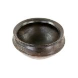 Brown glazed terracotta bowl, diameter 25cm Provenance: Part of 35 lot collection of terracotta