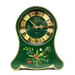 Jaeger Petite Neuchateloise musical alarm table top clock, 12.5cm high.. We cannot guarantee the