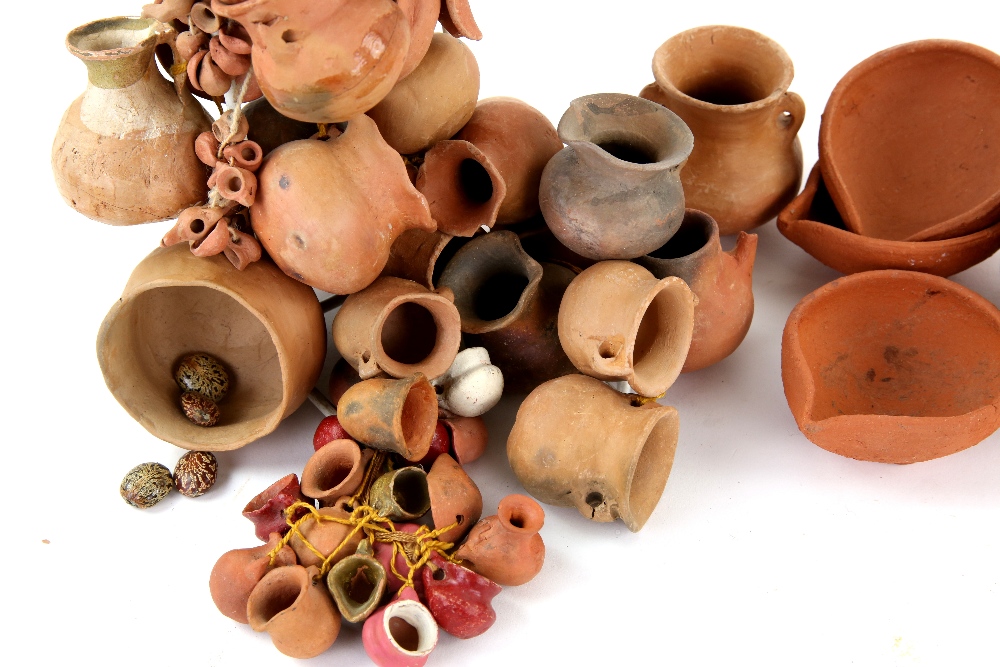 Collection of miniature terracotta vases Provenance: Part of 35 lot collection of terracotta and - Image 2 of 2