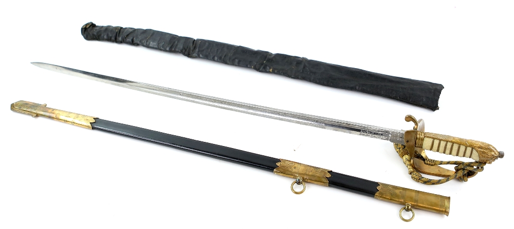 J R Gaunt & Son Ltd, Late Edward Thurkle, London & Birmingham, Naval Officers dress sword, the 79.