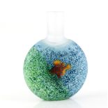 Kjell Engman for Kosta Boda glass Fish vase, 26.5cm.