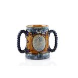 Doulton Lord Nelson commemorative tankard' with decoration in relief and ' England Expects