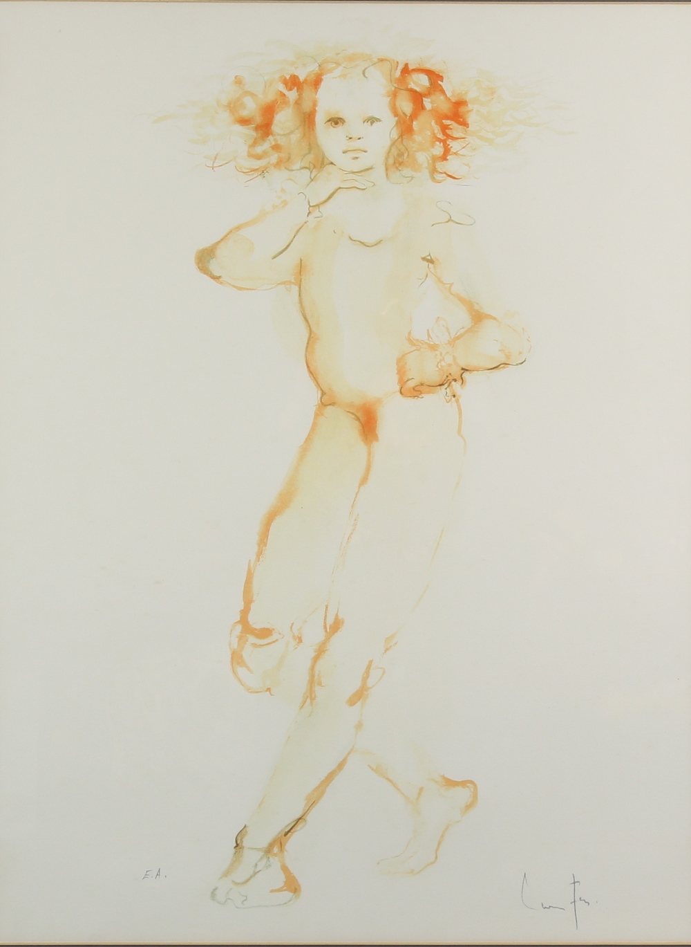 Leonor Fini (Argentinian, 1907-1996). 'Le Prince', 1971 colour lithograph, signed and E.A. (