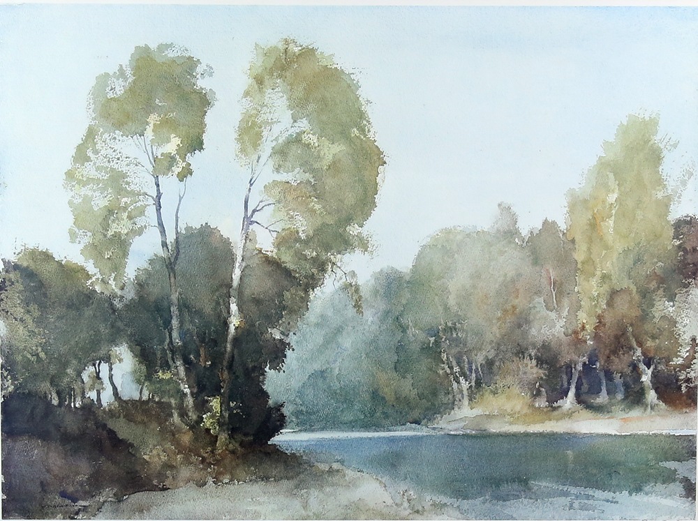 Sir William Russell Flint (British, 1880-1969). 'October Morning on the Baise', limited edition