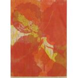 Diane Itter, née Healy (American, 1946 -1989), Abstract print, signed and dated 68. Artist proof,