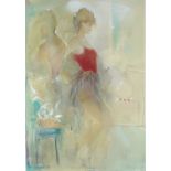 Janet Treby, limited edition print 'Study of Dancers I', 189/385, signed, and 'Study of Dancers II',