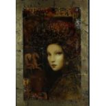Csaba Markus (Hungarian,1953). 'Uliana's Dream', Serigraph, signed and numbered 48 / 285, 30.5cm x