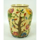 H J Wood Staffordshire vase in the Indian tree pattern, 21 cm high. Please see ewbanks.co.uk for