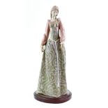 Lladro Lozania LE figure of a maiden 2000-2002, 1852G, 63cm. No chips, cracks or restoration