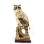 A Florence figure Wisdom 281/S owl, by Guiseppe Armani, 60cm high, 733/3000 COA. Please see