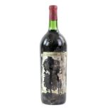 One Magnum of Chateau Peyrabon Haut Medoc 1978 vintage red wine.