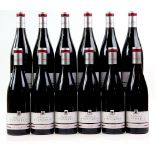 Twelve bottles of Domaine Jaume Vinsobres 2007 vintage red wine (12).