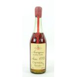 One bottle of Castarede Armagnac 1893, red wax capsule and shoulder medallion (incomplete).