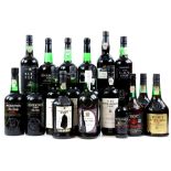Eighteen bottles of port to include: One bottle of Dow's Late Bottled Vintage Port 1998, two bottles
