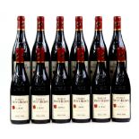 Twelve bottles of Chateau Mont-Redon Lirac 2012 vintage red wine (12) .