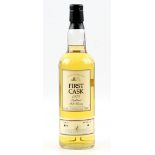 One bottle of Glenturret, First Cask single malt whisky, Bottle 15 from cask 374, from an