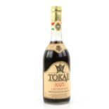 One bottle of Tokaji. Anno Aszu 5 Puttonyos Hungarian sweet wine, 1983 vintage, 51cl. Produced