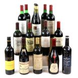 Fifteen bottles of red wine to include two bottles of Chateau La Croix de Berny 1991 vintage, two