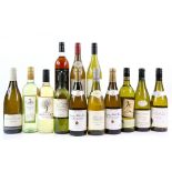 Various bottles of white wine to include one bottle of 2008 vintage Sancerre, one bottle of