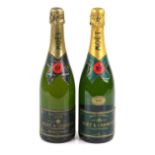 Two bottles of Moet & Chandon Epernay Champagne, one 1978 vintage, one 1992 vintage, 75cl (2).