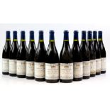 Twelve bottles of 2000 Cotes du Rhone Villages Chateau Courac Laudun (12).